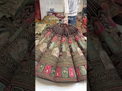 Maroon Doli Barat Ball Bridal Lehenga