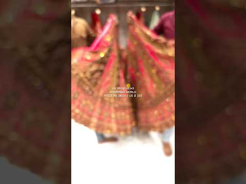Beautiful heavy double duptta bridal lehenga