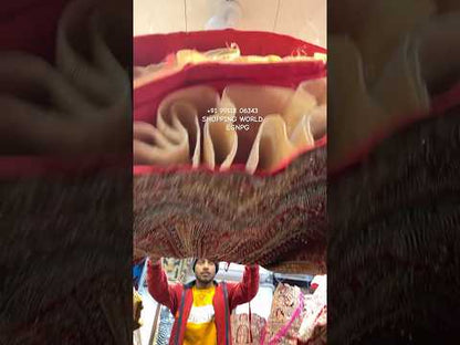 Good looking red bridal Lehenga