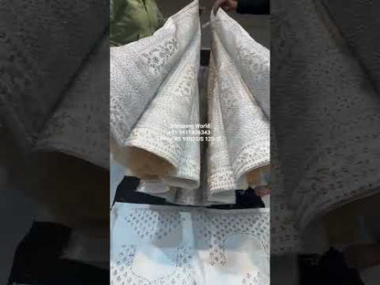 HEavy White Ball Lehenga