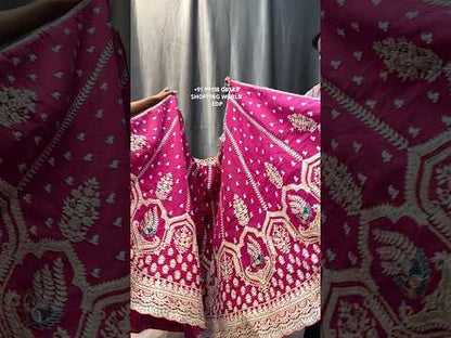 Fantastic dark pink lehenga