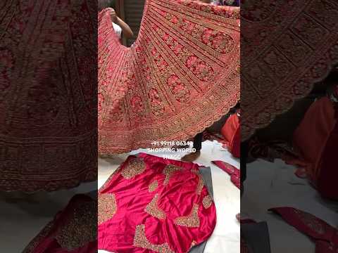 अद्भुत लाल लहंगा