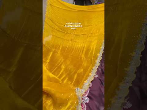 Pretty yellow saree