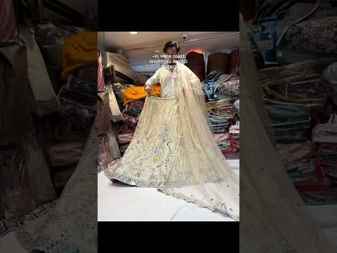 Fabulous golden peacock Lehenga