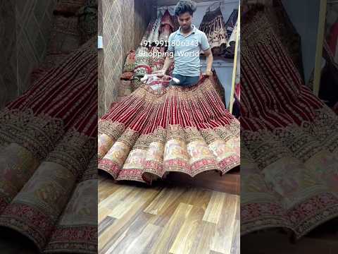 Maroon Ball Bridal Lehenga