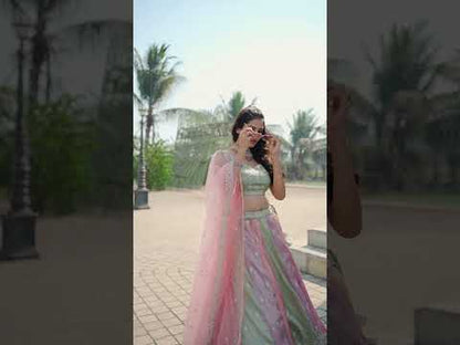Beautiful multicolour lehenga