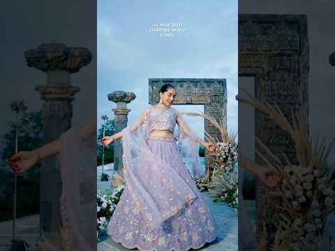 Lavender pink- Satin Silk Fabric Sequins Embroidered Lavender Lehenga Choli & Dupatta