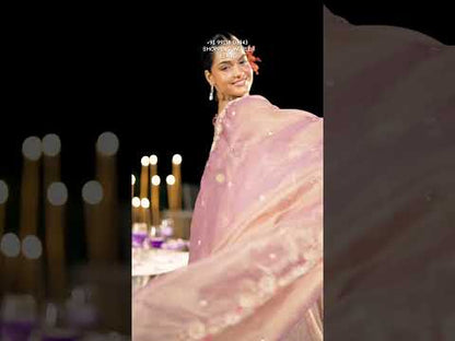 Awesome pink mari gold Lehenga