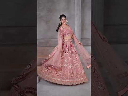 Fantastic pink girlish lehenga 31