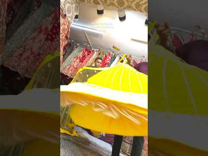 Yellow haldi mehendi lehenga