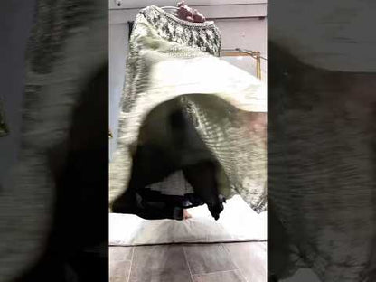 إرضاء lehenga الأخضر الداكن