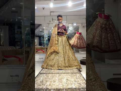 Fantastic golden Lehenga