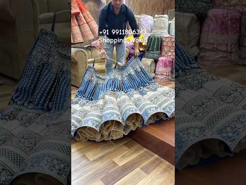 Jhumka Blue Ball Lehenga