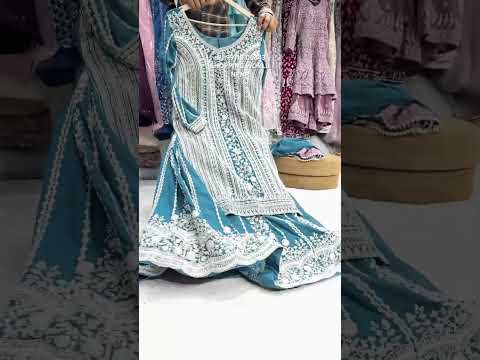 Glamorous Farsi garara peplum dress lehenga