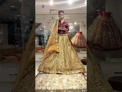 Fantastic golden Lehenga