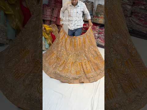 Mustard yellow Designer Lehenga
