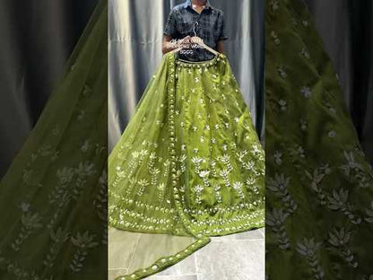 Tremendous green Lehenga