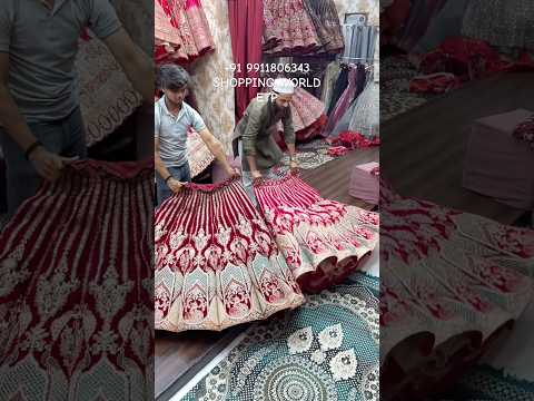 Maroon Peacock Ball Bridal Lehenga