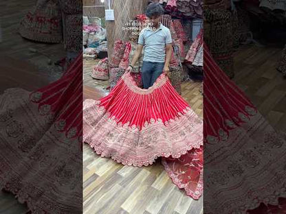 Rani Pink Designer Bridal Lehenga