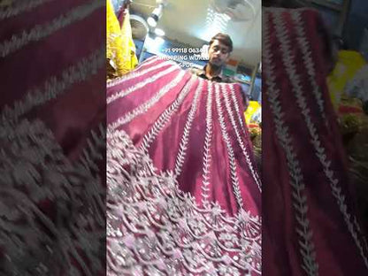 Bonita lehenga granate ❤️