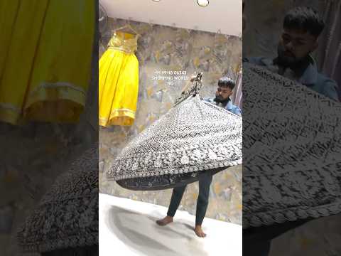 Engaging black crop top lehenga