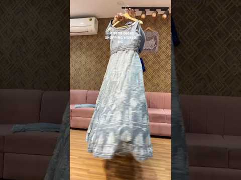 Something different grey crop top lehenga