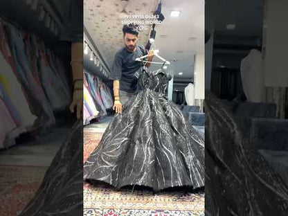 Glamorous black ball gown