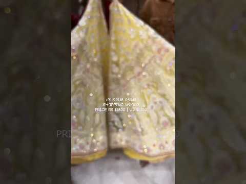 जबरदस्त पीला पार्टीवियर लहंगा
