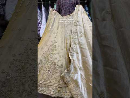 Designer golden lehenga