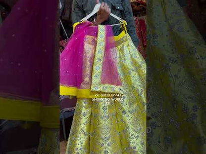 Stylish Green Lehenga