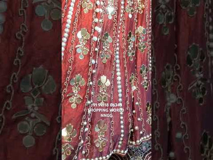 सुंदर लाल मोती अनुक्रम काम lehenga