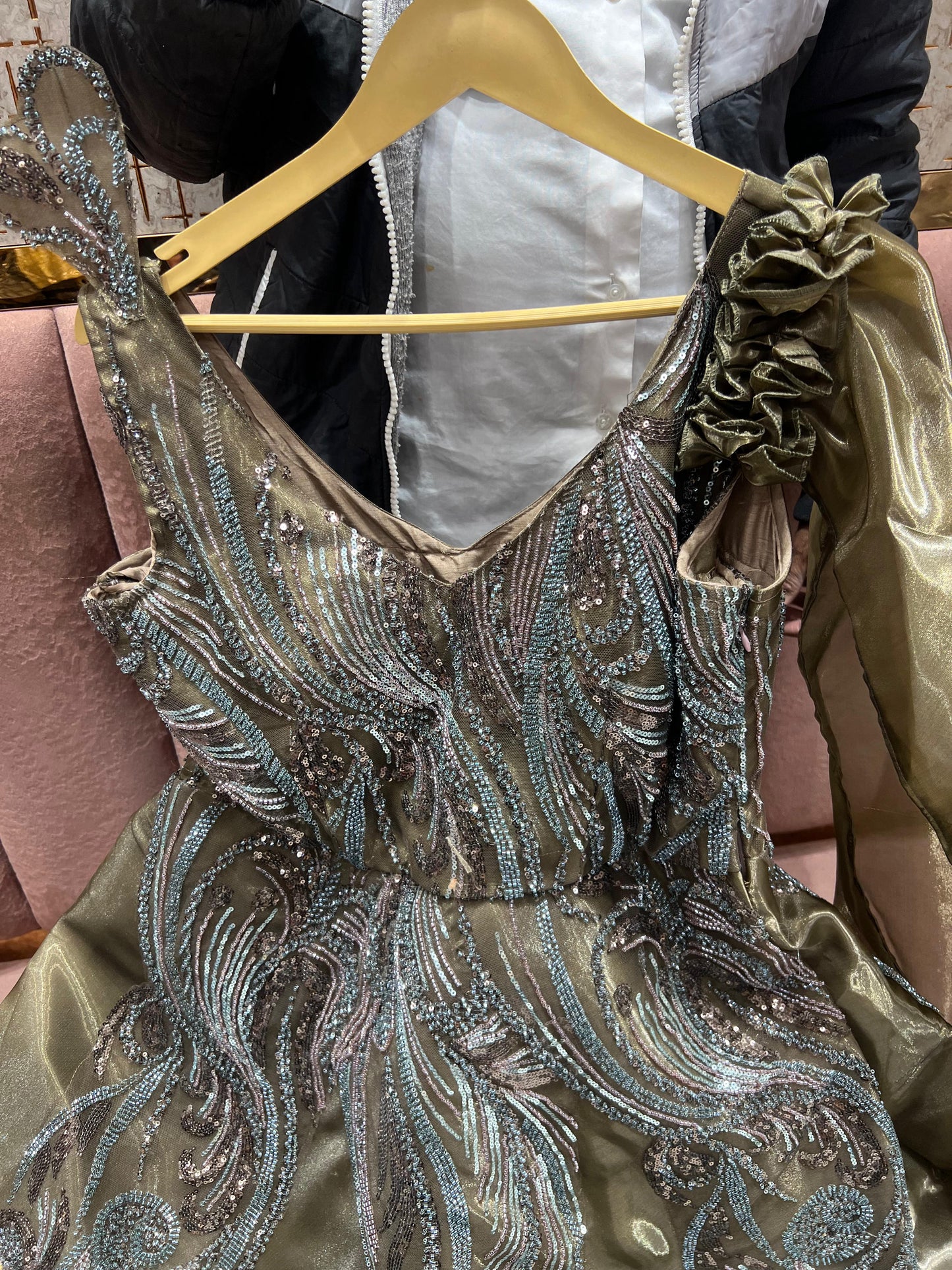 Something different Dark purple gown