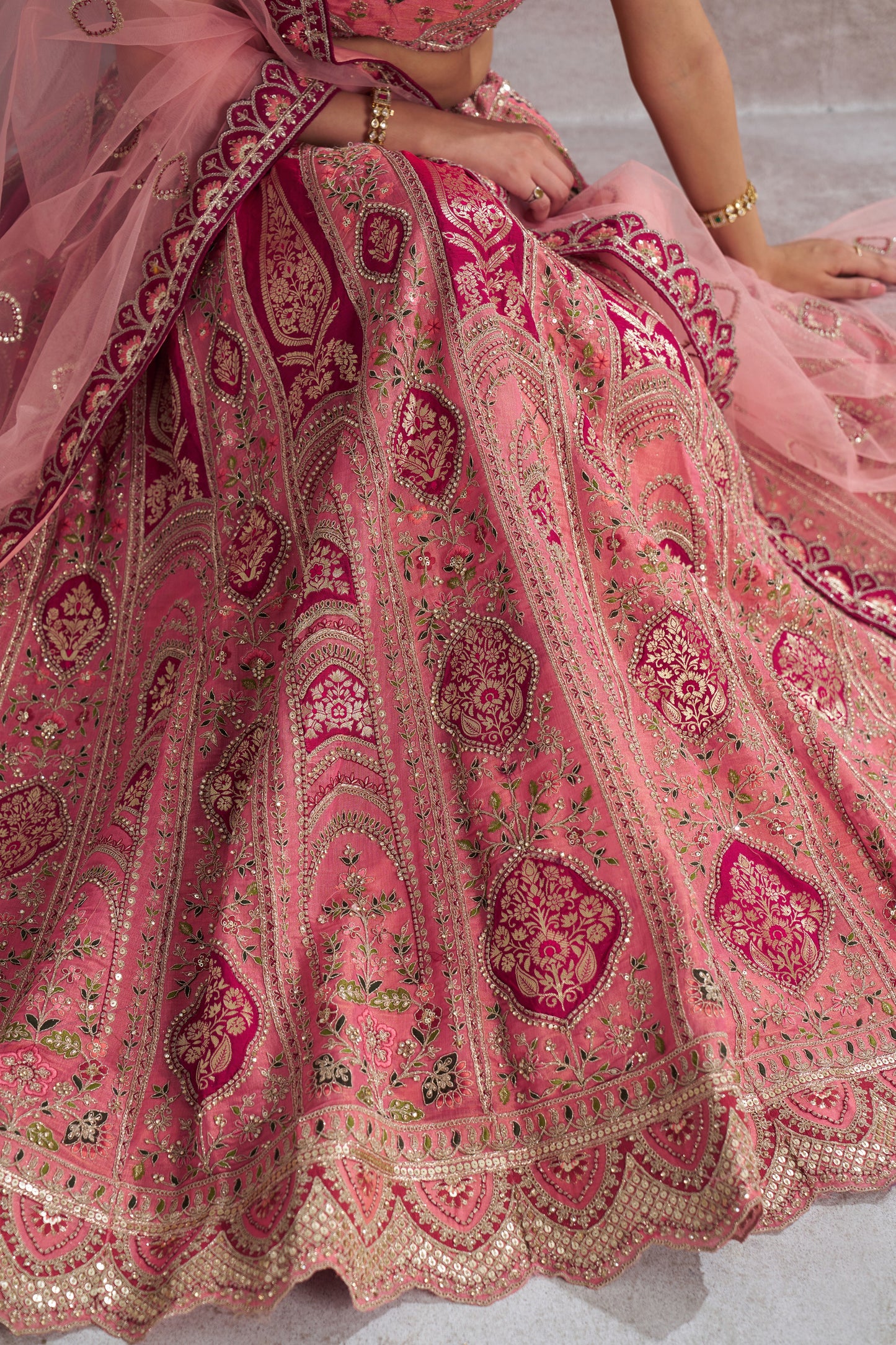 Fantastic pink girlish lehenga 31