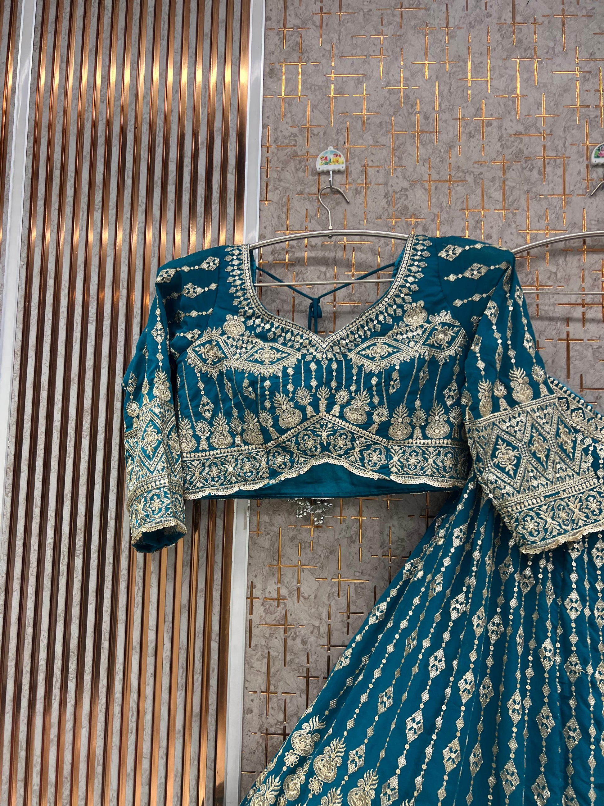 Ready to wear purple crop top Lehenga - Shopping World