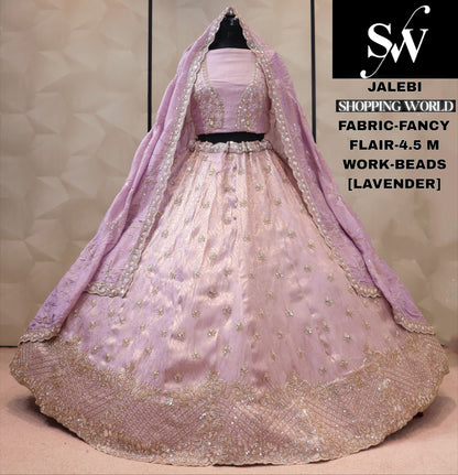 Fancy Chiku golden Lehenga