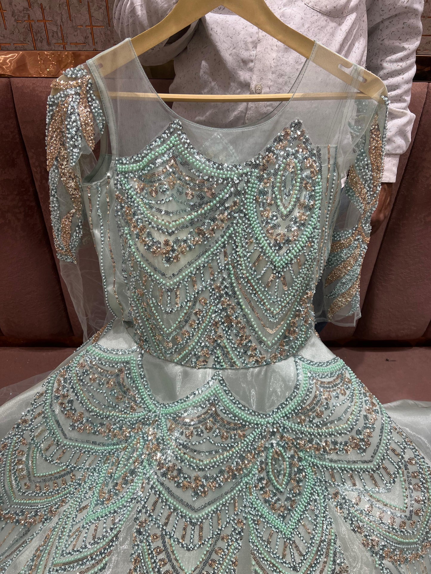 Grey Heavy Gown - Shopping World