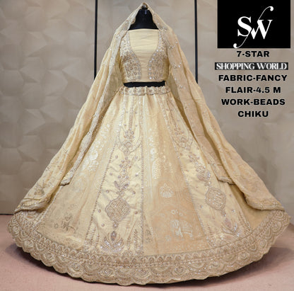 Fancy Green Blue Lehenga