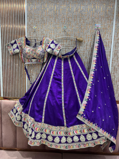 Fantastic Hot pink crop Top Lehenga