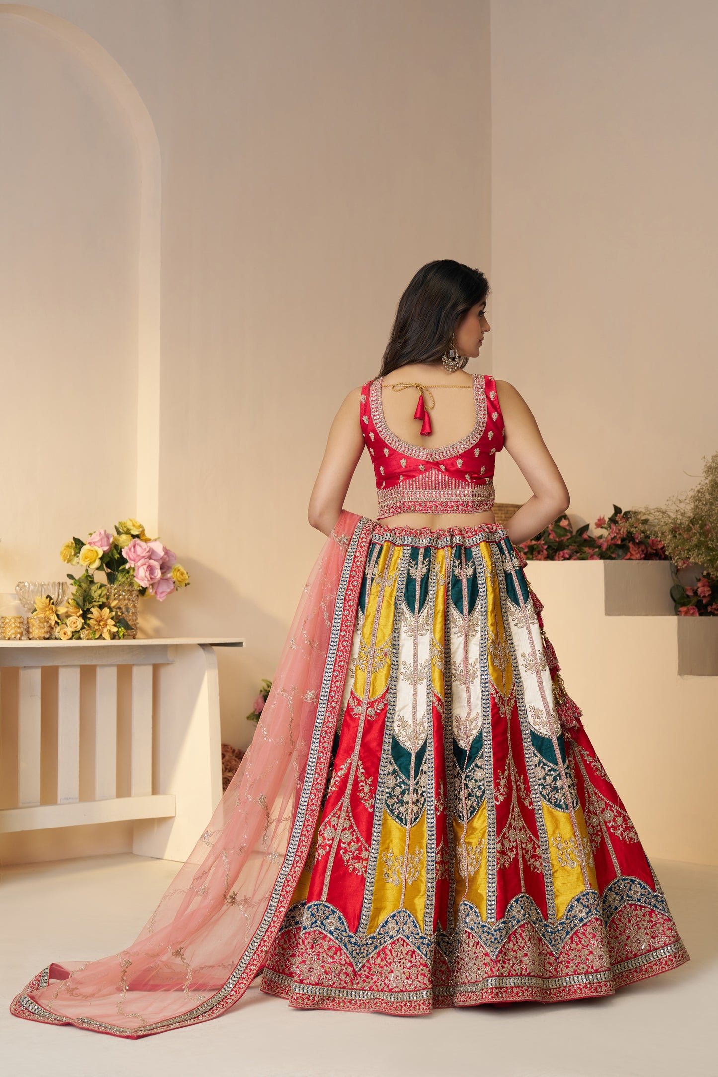 Pleasing multicolour lehenga 87