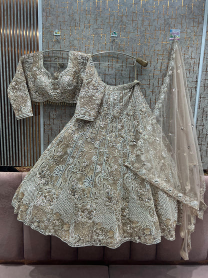 Fantastic yellow haldi mehendi Ready to Wear crop top Lehenga