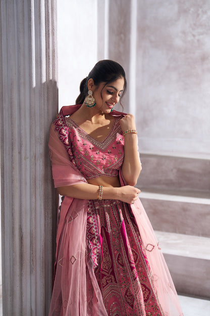 Fantastic pink girlish lehenga 31