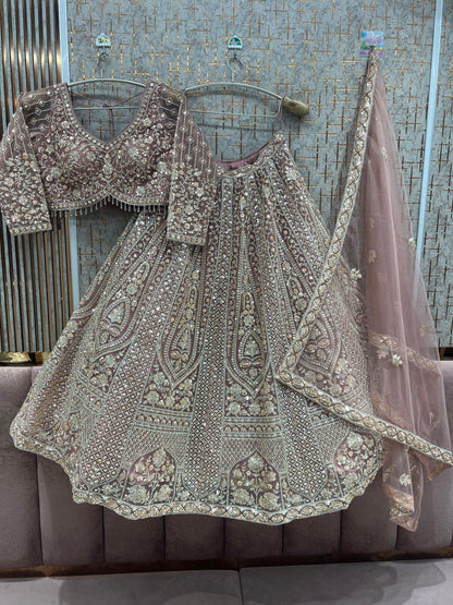 Red Crop Top Lehenga