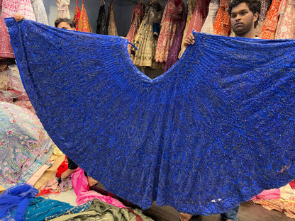 Blue designer Lehenga
