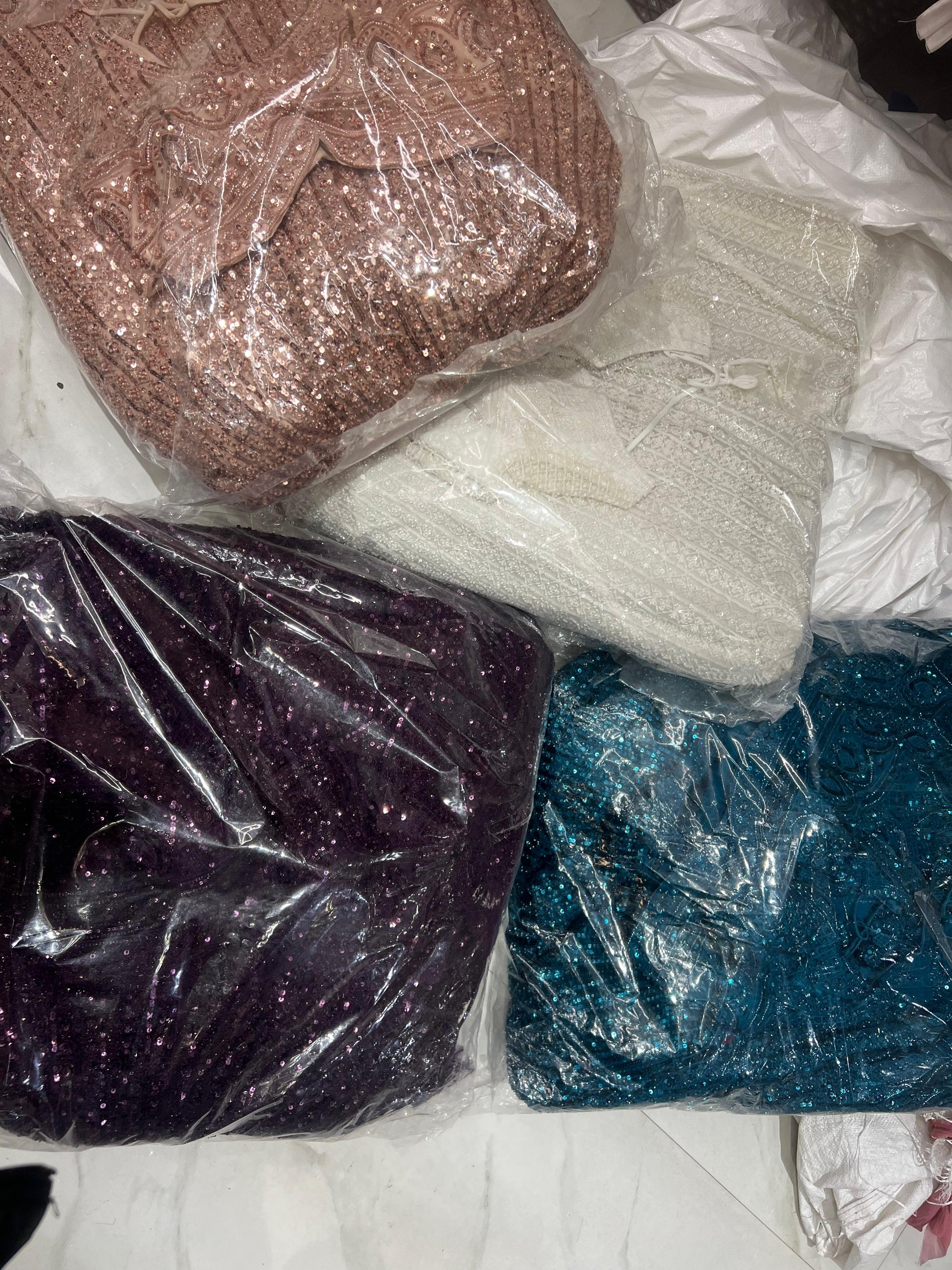 White on White Monotone Crop Top Lehenga - Shopping World