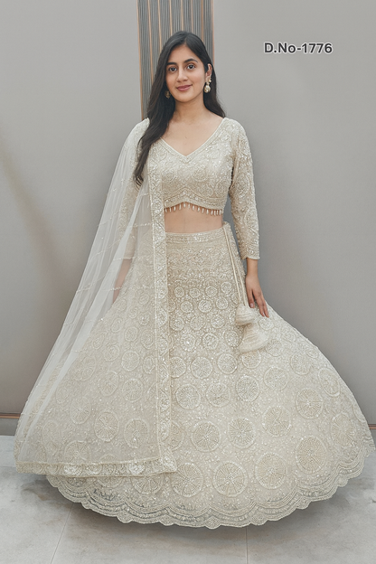 Gorgeous Cherry red on red Monotone Crop top Lehenga