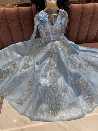 Designer Blue gown