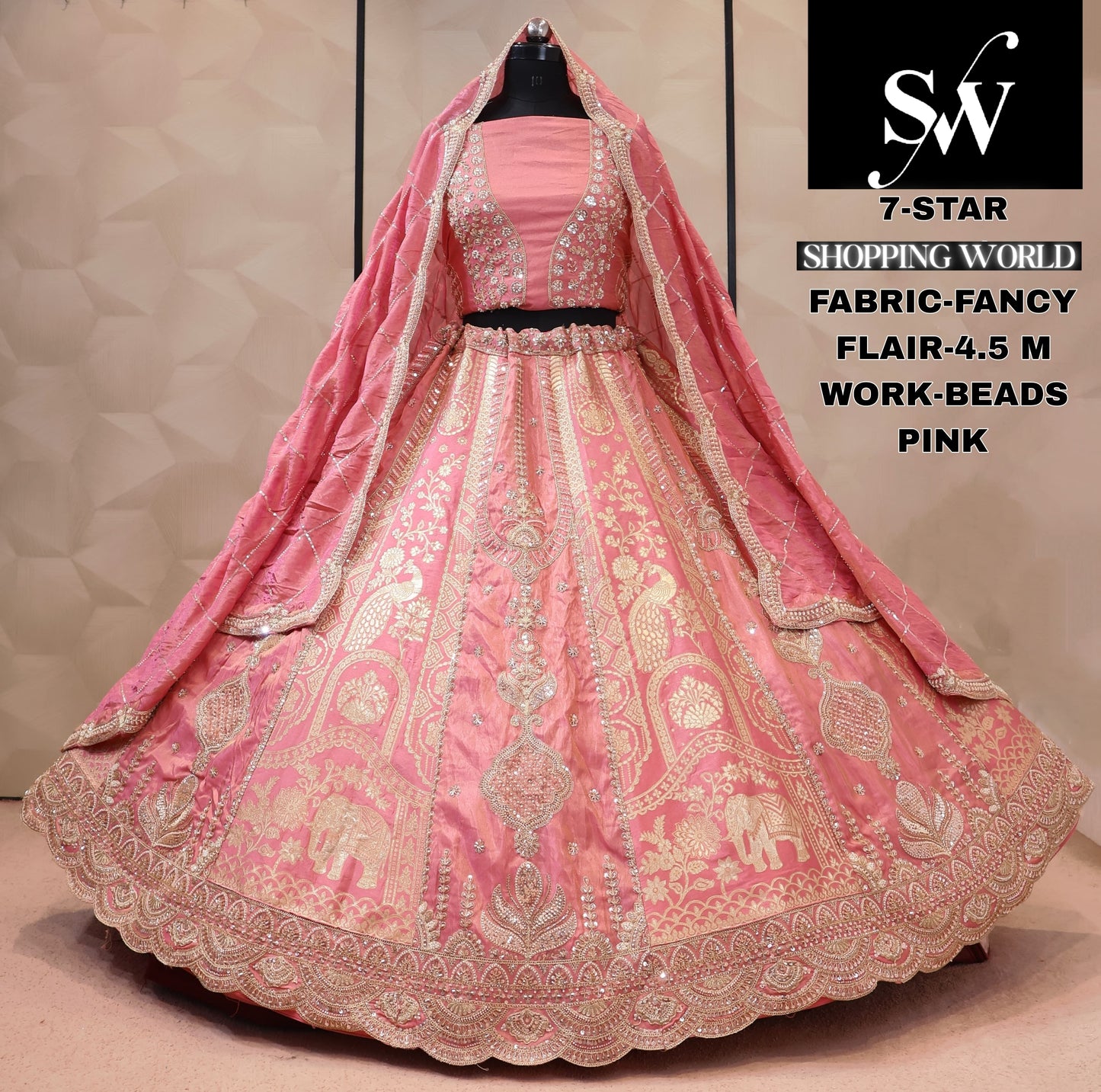 Fancy Green Blue Lehenga