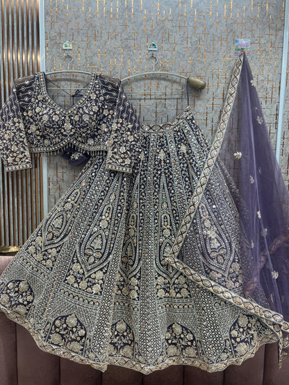 Red Crop Top Lehenga