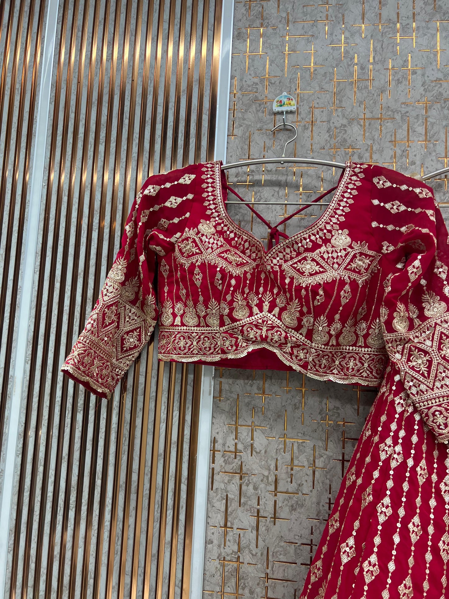 Ready to wear purple crop top Lehenga - Shopping World