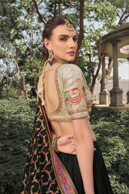 Something different Black  Lehenga 1100